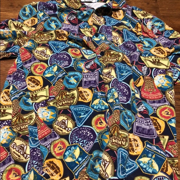 Disney Other - Disney world ride Hawaiian medium shirt Disney Other - Disney world ride Hawaiian medium shirt